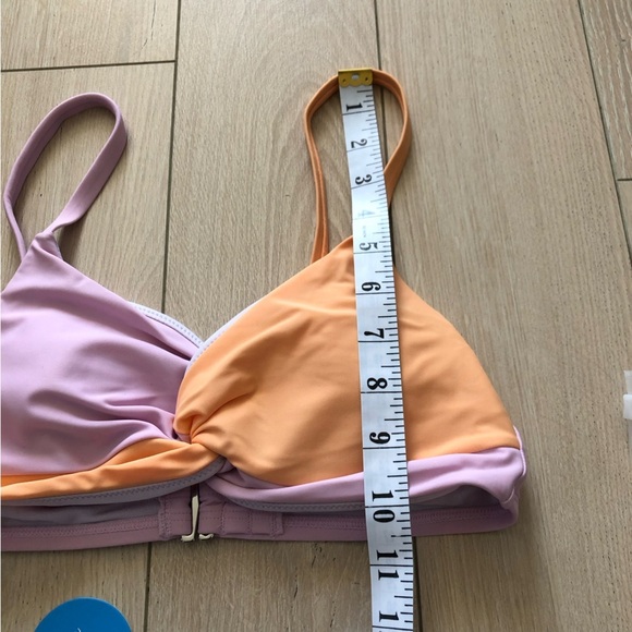 NWT Cupshe Spring Macaron Twist Shape Bralette & V Front Hipster Set Size S - Picture 5 of 12